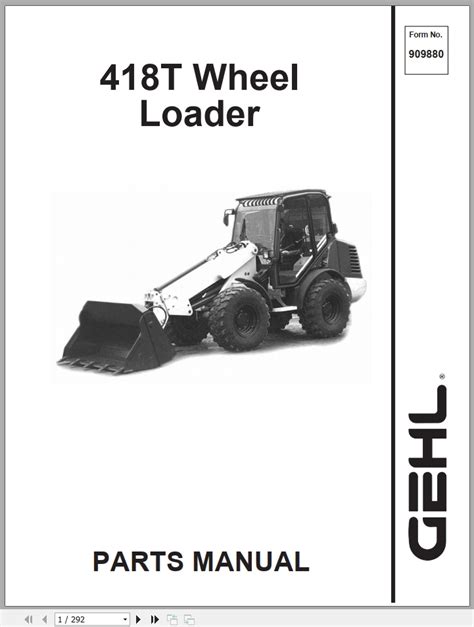 gehl 7810 skid steer service manual|gehl 7810 parts manual.